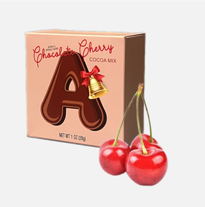 1 OZ OEM/ODM, couleur et goût personnalisés, vente en gros pour les cafés, mélange <span class=keywords><strong>de</strong></span> chocolat chaud à la <span class=keywords><strong>cerise</strong></span> en vrac, cacao - Product Image 1