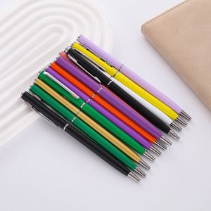 Customizable Logo Business Rotary Office Metal Ballpoint Pen With Smooth Writing Plated Fine High-Grade Ballpoint Pen - Product Image 6