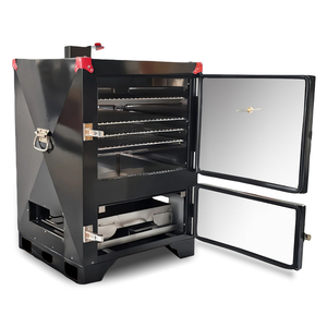 Parrilla Portátil de Mesa para Asar con Función de Ahumador, Acabado Metálico Pintado, para Uso en Exteriores - Product Image 2