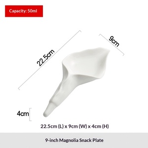 <span class=keywords><strong>Assiette</strong></span> en porcelaine en forme de feuille, sous glaçure, pour hôtel et restaurant, <span class=keywords><strong>couleur</strong></span> <span class=keywords><strong>moutarde</strong></span>, design créatif au vent - Product Image 6