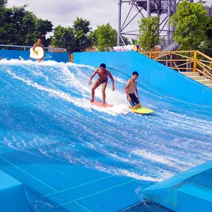 Theme Waterpark Surf Simulator Flowrider With Wave Pool Machine