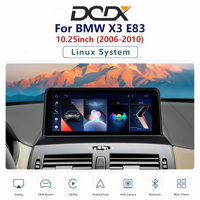Autoradio pour BMW X3 E83 (2006-2010) avec système Linux 10,25 pouces, avec Android Auto et CarPlay sans fil, unité principale multimédia pour voiture