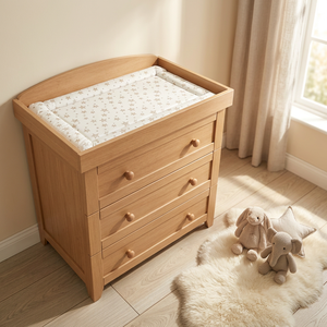 Tapis à langer pour bébé en PVC lisse et résistant aux taches avec rembourrage en mousse EPE épaisse, pratique et sûr pour les nouveau-nés - Product Image 6