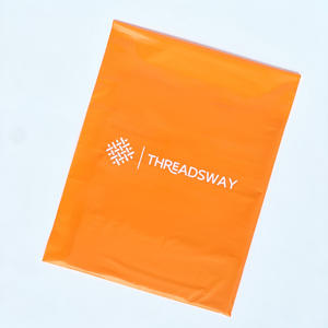 Sac express blanc mat en vente chaude avec logo gris, sac à bulles, emballage écologique en polyéthylène rouge, sac d'expédition pour vêtements, t-shirt - Product Image 4