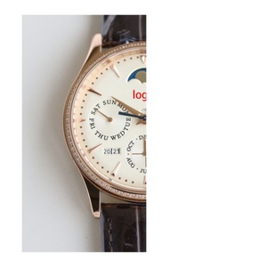 Reloj de hombre multifuncional de moda con logotipo personalizado, esfera redonda de 42 mm, reloj mecánico con calendario perpetuo. - Product Image 1