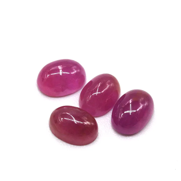 high quality lab created red star sapphire star ruby sapphire