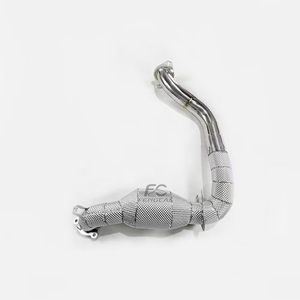 ท่อดาวน์ไปป์ Ss304อัตราการไหลสูง A35L A35 Mercedes Benz <span class=keywords><strong>AMG</strong></span> 2.0T W177 2019-2023ท่อไอเสียพร้อมฉนวนกันความร้อนประสิทธิภาพการแข่งรถ - Product Image 6