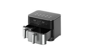 Friteuse à air métallique 11L à double cœur, multifonctionnelle, grande capacité, visible, pour usage domestique et commercial, vente en gros usine - Product Image 5