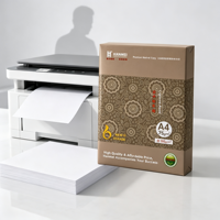 Papier copie A4 de haute qualité, premium, en gros, 75 g/m², blanc, lisse, pour imprimante laser et photocopieuse de bureau