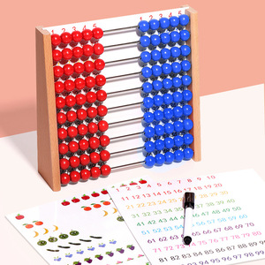 Montessori Trẻ Em Của Cổ Điển Bàn Tính Giá Toán Trò Chơi Đầu Giáo Dục Tính Toán Công Cụ Quà Tặng Đồ Chơi Bằng Gỗ Cho Bé Trai Và Bé Gái - Product Image 5