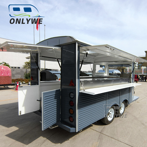 รถพ่วงคาราวานอาหารวินเทจรถขายไอศกรีมสไตล์ย้อนยุค Citroen <span class=keywords><strong>Hy</strong></span> รถขายอาหาร - Product Image 5