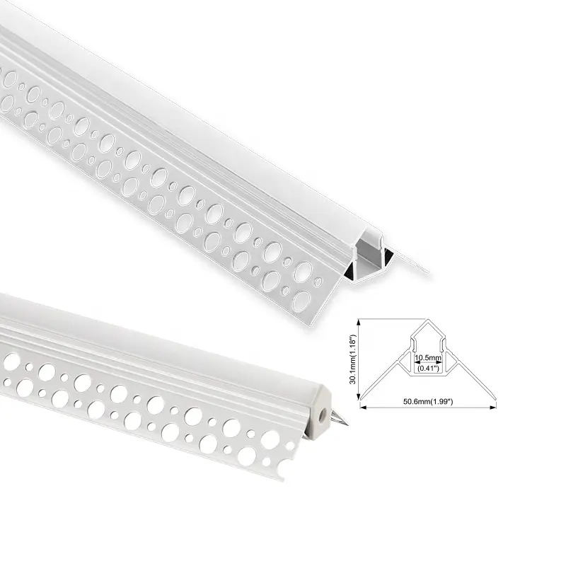 Badezimmers piegel Glas Display LED-Licht leiste Rack Cabinet Supermarket Shop Aluminium profil Inside Cabinet Light