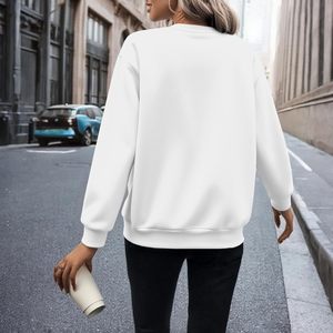 Sweat-shirt pour femme Christian God Is Good, col rond, imprimé en relief, tissu tricoté respirant, 360 grammes - Product Image 6