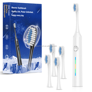 <span class=keywords><strong>Brosse</strong></span> à dents sonique électrique rechargeable la plus vendue, <span class=keywords><strong>5</strong></span> modes, minuterie intelligente, poils souples, pour la maison et les voyages, blanchiment des dents, IPX7 - Product Image 2
