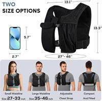 Pochette de téléphone étanche personnalisée gilet de course réfléchissant 500ml gilet d'hydratation en cours d'exécution de poche de flacon souple