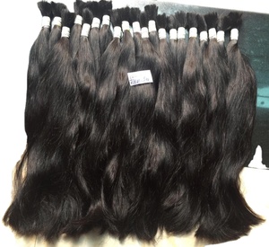 Extensions de cheveux de remy vigrin hair en vrac cheveux humains de haute qualité prix de gros non traités - Product Image 2