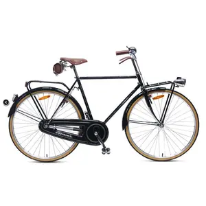 China Großhandel Hi-Ten Stahl Dutch City Bike/Logo Custom ized Holland Bike für Männer/klassische 28 Zoll Größe Herren Bikes zum Verkauf