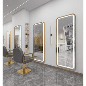 Miroir Mural de Luxe avec Éclairage LED Fabricant Prix de Gros Miroir de Barbier de Haute Qualité pour Salon de Coiffure - Product Image 2