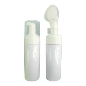 100ml 150ml 200ml plastic cosmetische schuim pomp fles 80ml dispenser spray <span class=keywords><strong>applicator</strong></span> fles met borstel top voor cleanser en mouss - Product Image 3