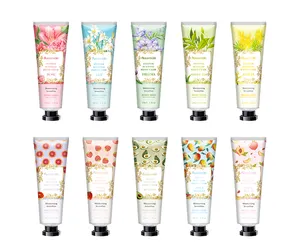 OEM Natural Coréia Flor Fragrância Clareamento Mão Cuidados Creme Loção Mini Hidratante Hand Cream