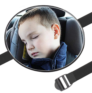Adjustable 17cm Round Convex Black Baby <b>Car</b> <b>Mirror</b> for Rearview Blind Spot and <b>Car</b> Back Seat - Product Image 3