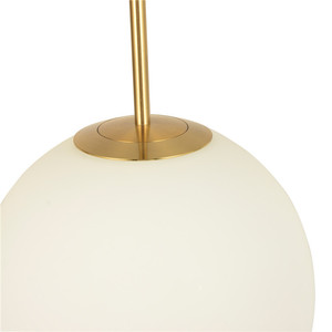 Lampada a ciondolo nordico moderno ristorante luce sospesa a soffitto bianco fantasia sfera di vetro lampada a sospensione <span class=keywords><strong>per</strong></span> camera da pranzo Hotel comodino - Product Image 5
