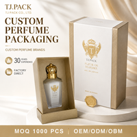Boîte cadeau en papier de luxe pour flacon de parfum avec design de boîte rigide pour parfum et emballage personnalisé avec logo