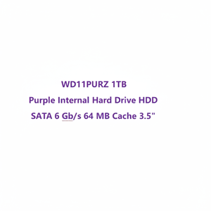 Nuevo Disco Duro Interno WD11PURZ de 1 TB, Color Morado, Caché de 64 MB, SATA de 6 Gb/s, 3.5 Pulgadas, 5400 RPM para Ordenador de Escritorio - Product Image 1