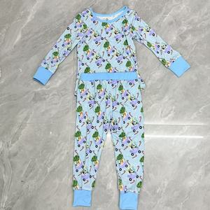 Pigiami Personalizzati per Bambini, Pigiami a Maniche Lunghe, Abbigliamento per Bambine, Set Personalizzati in Bambù, <span class=keywords><strong>Vestiti</strong></span> per Bambini - Product Image 4