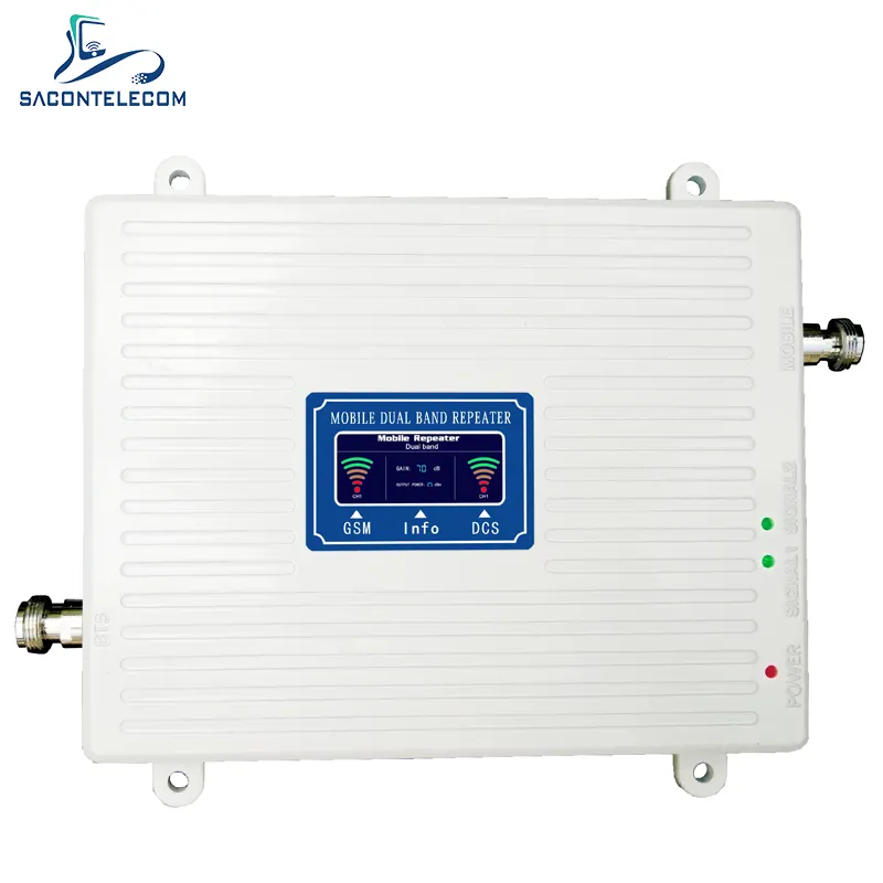 23dBm Công Suất 70dB Gain GSM DCS CDMA Chiếc 3G 4G LTE Bộ Khuếch Đại Tín Hiệu Mạng 900 1800 850 1900 2100 2600 Bộ Khuếch Đại Tín Hiệu Băng Tần Kép