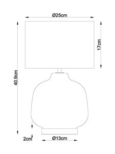 Phòng khách sạn chiếu sáng nhà máy bán buôn Glass Bàn Cạnh Giường ngủ đèn - Product Image 5