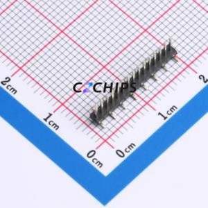 PZ1.27-UL2D-15A Pin Header SMD,P=1.27mm Connector 1x15P 1.27mm Pin Header Vertical Mount - Product Image 1