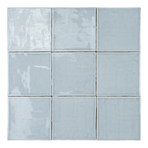 Carrelage Creta-13 Sky 13x13 cm, finition brillante, bords irréguliers - Product Image 2