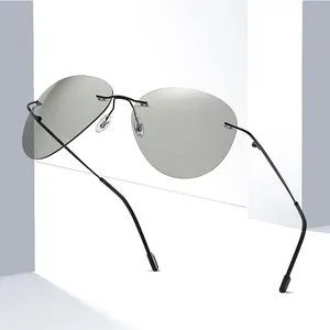 Hot bán phân cực thể thao Kính mát người đàn ông Lái xe photochromic Eyewear bóng râm kính mặt trời Kính người đàn ông Shades Kính mát