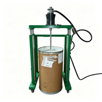 Agitateur de fût pneumatique à double colonne, mobile, pour peinture 55 gallons, mélangeur anti-explosion à moteur pneumatique 200L