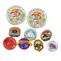Badge métallique personnalisé à impression offset UV, pas cher, avec logo personnalisé pour cadeau promotionnel, cadeau d'entreprise, souvenir