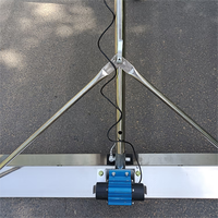 Machine à lisser le béton électrique DGC - Manche de 1,5 m, outils de raclage en acier inoxydable, 24-68W, 8kg, avec ressort, 1 pièce, garantie 1 an