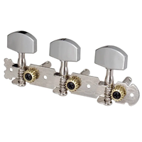 3 on a Plate Tuning Pegs Keys Metal Machine Head Guitar Tuners for Classic Folk Guitar Parts Stringed Instruments Accessories