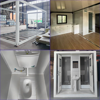 Kits de maisons modulaires en acier pour le stockage mobile - Maisons préfabriquées détachables, bureau à domicile, mini-maison, design moderne et écologique pour hôtel