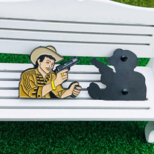 Alloy Cartoon Hat Pin Badge Fashion <b>Accessory</b> Baseball Cap Decoration Metal Enamel Pin For Hats And Clothes - Product Image 3