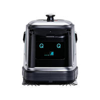 Q3-G Robot Pembersih Lantai Komersial Dalam Ruangan, Mesin Cuci Lantai, Penyedot Debu, dan Pel Semprot Cerdas All-in-One dengan Sensor LiDAR, Kapasitas Debu 2L