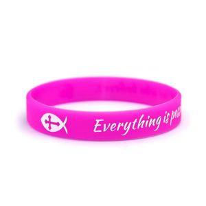 Eco-Friendly Silicone Personalized <b>Plastic</b> Rubber Bracelets Wristband Cheap Custom Promotional Wristbands - Product Image 3