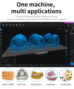 Độ chính xác cao 6.8 inch Màn hình LCD nha khoa <span class=keywords><strong>3D</strong></span> máy in nhanh 100 mm/h in ấn ổn định 9K công nghiệp <span class=keywords><strong>3D</strong></span> máy in - Product Image 5