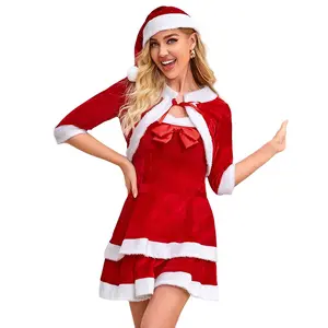 क्रिसमस वेशभूषा वयस्क Jumpsuits Disfraces सेक्सी त्योहार कपड़े वेशभूषा महिलाओं