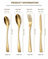 Couteau, fourchette et cuillère à steak Kaya Western 304 en acier inoxydable épaissi, design moderne pour la maison, le thé, le camping, les restaurants, les hôtels