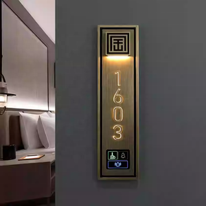 2025 Nouveaux numéros et lettres d'appartement Dsymbol, signalisation directionnelle du numéro de <span class=keywords><strong>chambre</strong></span> de motel, plaques d'immatriculation de <span class=keywords><strong>chambre</strong></span> d'hôtel - Product Image 4