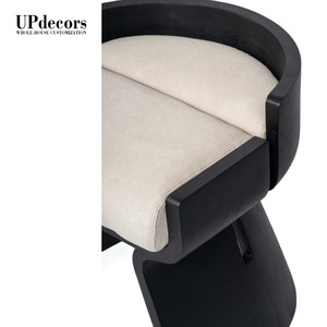 Black Velvet Stool Studded Pouffefast Ship Tufted Cocktail Ottoman Deep Buttoned Upholstered <b>Footrest</b> Manufacturer UP-002 Studde - Product Image 4