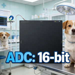 Detector <span class=keywords><strong>de</strong></span> Panel Plano EURVET para Rayos X, Equipo Médico <span class=keywords><strong>de</strong></span> Rayos X, Detector <span class=keywords><strong>de</strong></span> Panel Plano Portátil con Cable <span class=keywords><strong>de</strong></span> 17*17 para Uso Humano o <span class=keywords><strong>Veterinario</strong></span> - Product Image 1