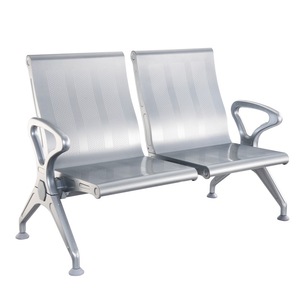 Sillas de espera Jian Yi Furniture GBJ803 de acero para espacios públicos con reposabrazos para uso en vestíbulos - Product Image 1