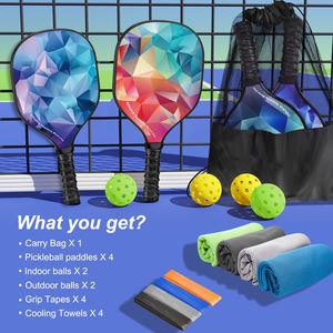 Wholesale Price <strong>Foldable</strong> Customizable Carbon Fiber Pickleball <strong>Paddle</strong> Set Durable Mini Family Games - Product Image 5